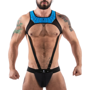 Ensemble Jock et Harnais TAURO Noir-Bleu