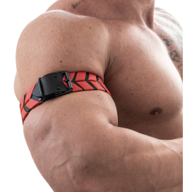 Brassard KATERPILLAR Noir-Rouge