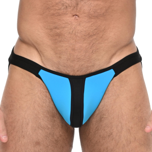 Jockstrap Néoprène TROY Bleu-Noir