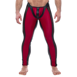 Pantalon Néoprène PERSEO Noir-Bordeaux