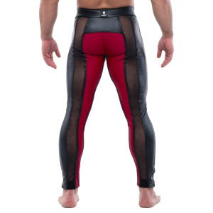 Pantalon Néoprène PERSEO Noir-Bordeaux