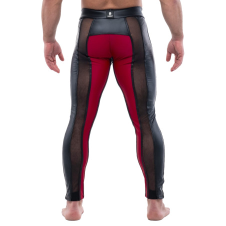Pantalon Néoprène PERSEO Noir-Bordeaux