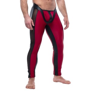 Pantalon Néoprène PERSEO Noir-Bordeaux