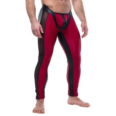 Pantalon Néoprène PERSEO Noir-Bordeaux