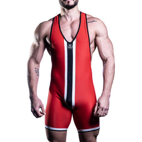 Singlet rouge MINERVA de Sparta's Harness