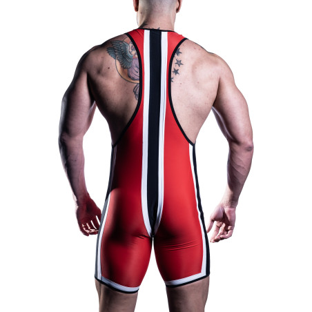 Singlet rouge MINERVA de Sparta's Harness