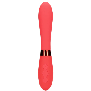 Vibromasseur SMOOTH LINE de Loveline 11 x 3.4 cm Rouge
