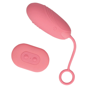 Oeuf vibrant sans fil EGG SOFT VIBRATOR Loveline 8 cm Rose