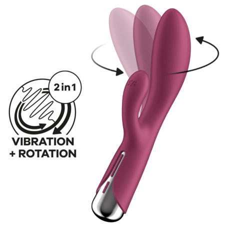 ibro Rabbit SPINNING RABBIT 1 11 x 3.5cm Framboise