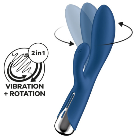Vibro Rabbit SPINNING RABBIT 1 11 x 3.5cm Bleu Satisfyer