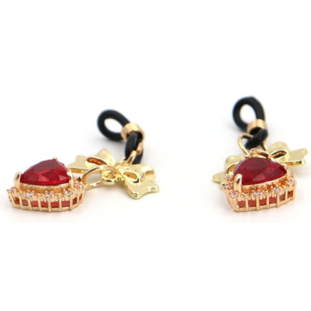 Pince-Tétons HEART DIAMOND Rouge