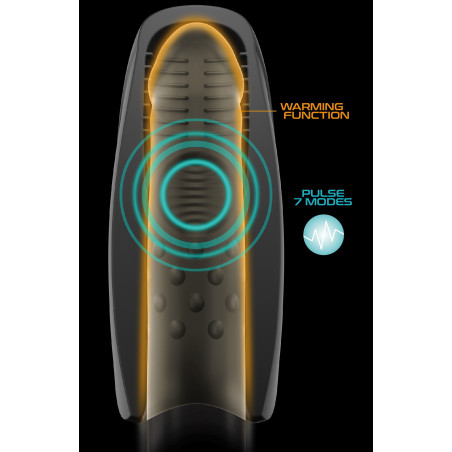 Masturbateur vibrant PULSION ONE de Man Wan 7 Vibrations
