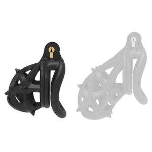 Cage de chasteté DIAPIK S Noire de CockLock 5.5 x 3.3 cm