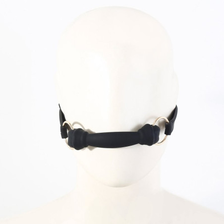 Bâillon Mors Silicone MORSUM 11.5cm Noir