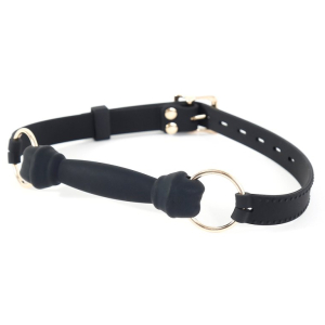Bâillon Mors Silicone MORSUM 11.5cm Noir