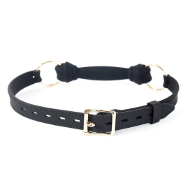 Bâillon Mors Silicone MORSUM 11.5cm Noir 2