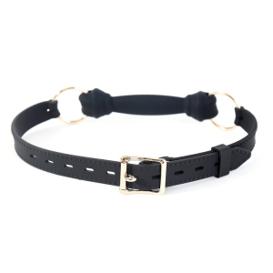 Bâillon Mors Silicone MORSUM 11.5cm Noir