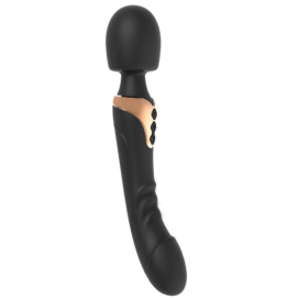 Wand et Dildo DUZIO Noir avec 10 Vibrations