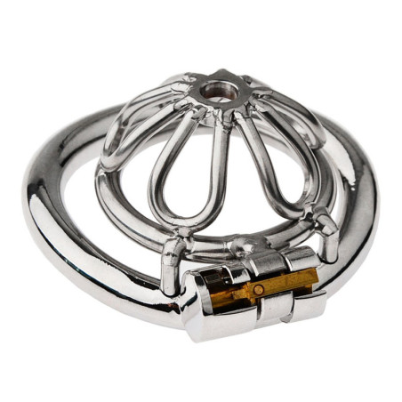 Cage de chasteté courte FLOWAL S de 3.5 x 3.3 cm