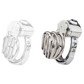Cage de chasteté en métal GRILLADICK M 6 x 3.5 cm