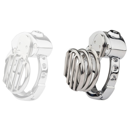 Cage de chasteté en métal GRILLADICK M 6 x 3.5 cm