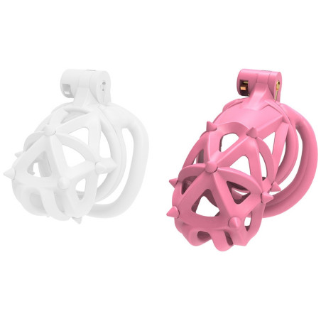 Cage de chasteté DIAPIK M Rose 10 x 3.3 cm par CockLock