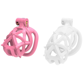 Cage de chasteté DIAPIK S Rose 5.5 x 3.3 cm par CockLock