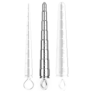 Plug d'urètre en métal GRADY M 9 cm | Diamètre 6 à 13mm