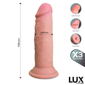 Gode réaliste WOLF de Lux - 15 x 4.2 cm