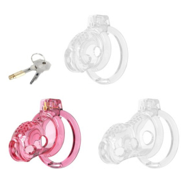 Cage de Chasteté Silicone LOCK HOLE M 7 x 3.8cm