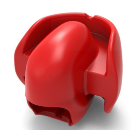 Bâillon Sm TONGUE BLOCK Rouge 2
