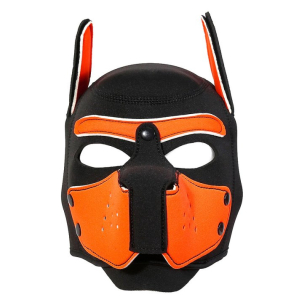 Cagoule Néoprène ENJOY PUPPY Noir et Orange