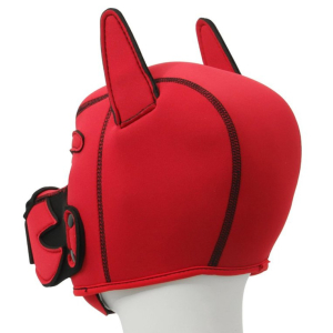 Cagoule PUPPY FOX Rouge et Noire de Kinky Puppy