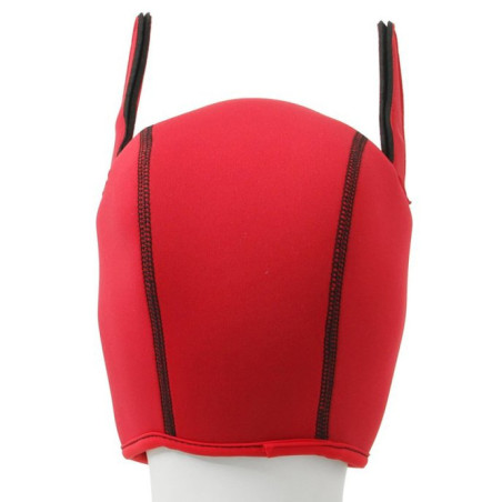 Cagoule PUPPY FOX Rouge et Noire de Kinky Puppy