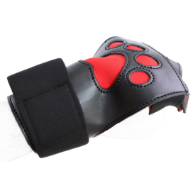 Gants Puppy DOG PAW avec Scratch Noir-Rouge 2