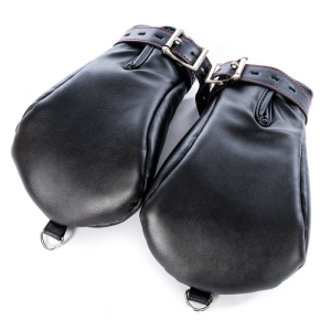 Mitaines Pattes de chien DOG PAW Noires et Rouges