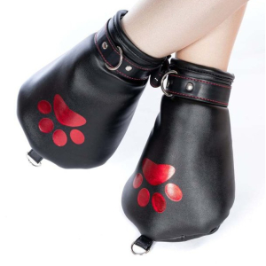 Kit complet PUPPY BONDAGE 14 Pièces Noir et Rouge