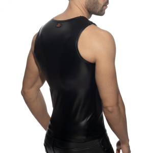 Débardeur RUB SHOULDER avec ZIp par AD Fetish