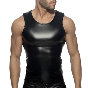Débardeur RUB SHOULDER avec ZIp par AD Fetish