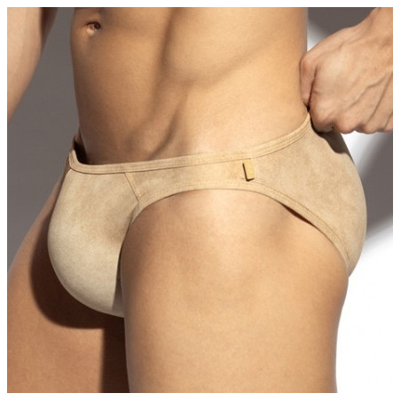 Slip bikini SIMSUEDE Beige d'Es Collection