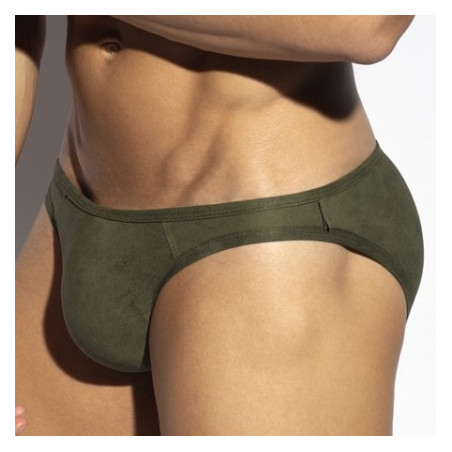 Slip Bikini SIMSUEDE Kaki d'Es Collection