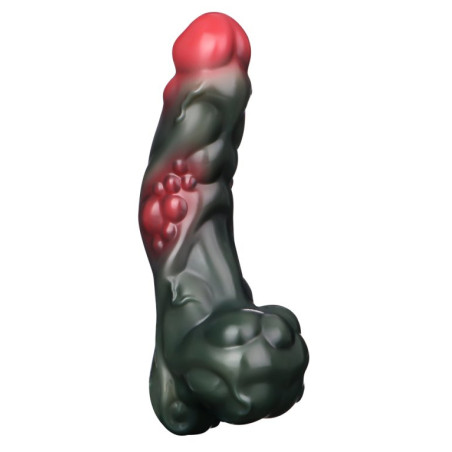 Gode Démon SANTUK Vert foncé 13 x 4 cm