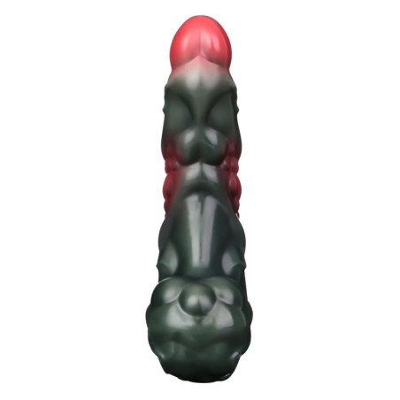 Gode Démon SANTUK Vert foncé 13 x 4 cm