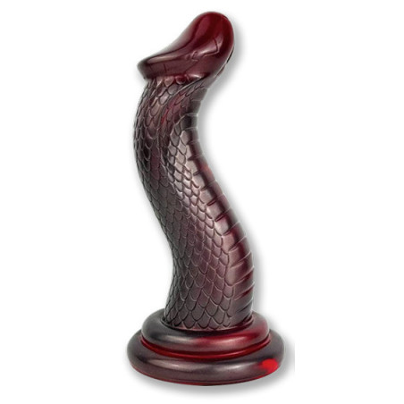 Gode Serpent KOBRA 19 x 6cm Rouge