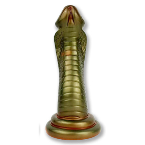 Gode Serpent KOBRA 19 x 6cm Vert Métallisé