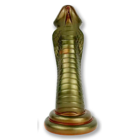 Gode Serpent KOBRA 19 x 6cm Vert Métallisé