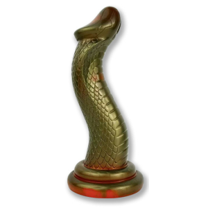 Gode Serpent KOBRA 19 x 6cm Vert Métallisé