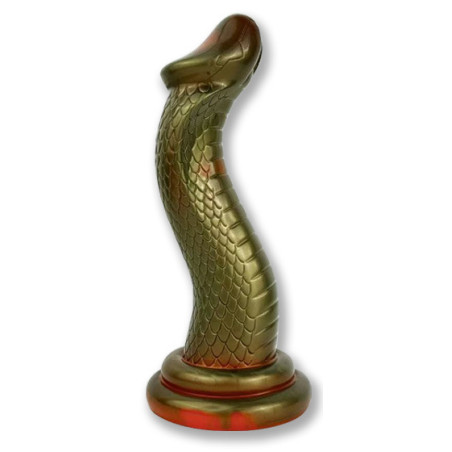 Gode Serpent KOBRA 19 x 6cm Vert Métallisé