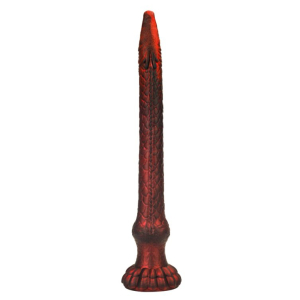 Gode Dragon HEELIX S 28 x 4 cm Rouge - Long et Fin