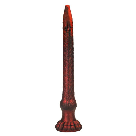 Gode Dragon HEELIX S 28 x 4 cm Rouge - Long et Fin